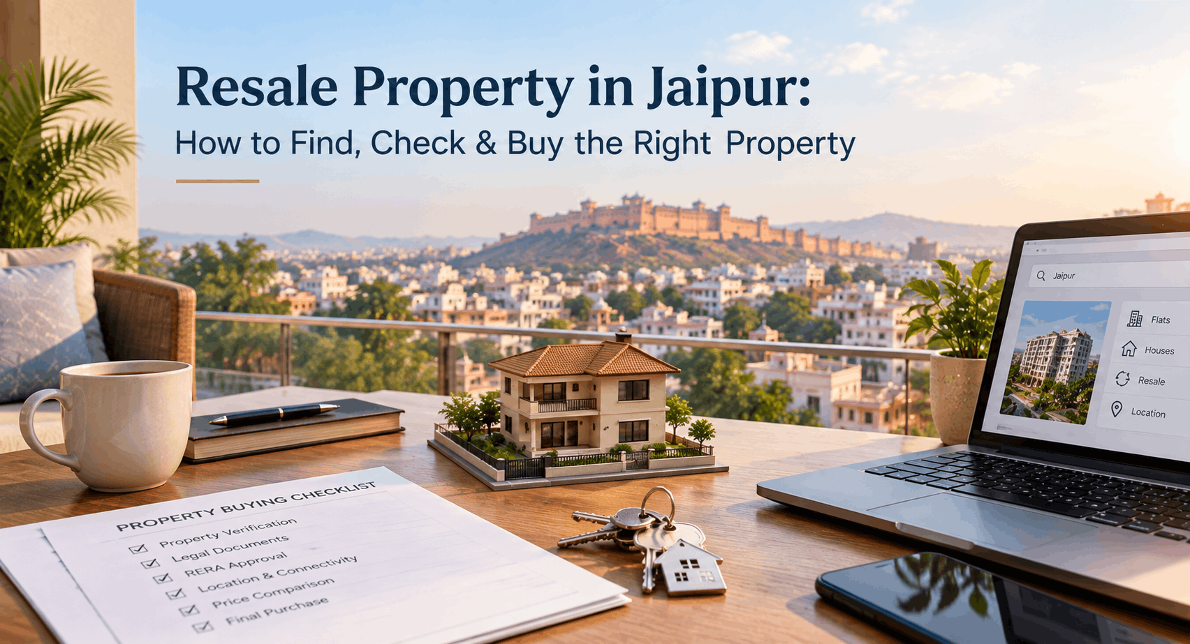 Resale flat and independent house property options in Jaipur