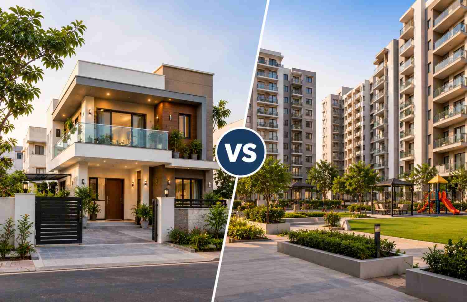 Independent House vs Apartment in Jaipur